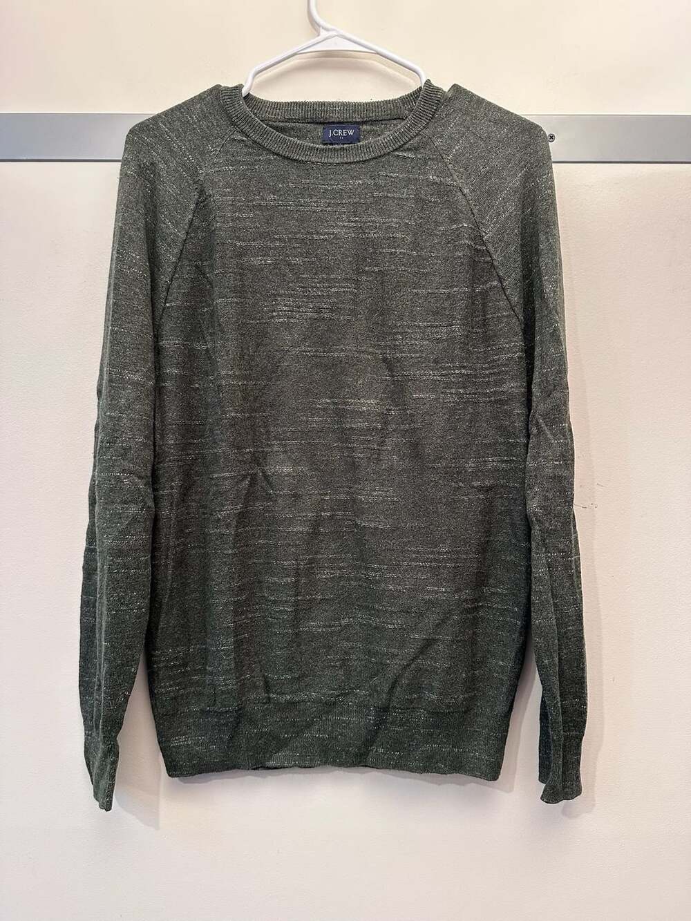 J. Crew Crewneck Sweater Size S Green MΓ©lange